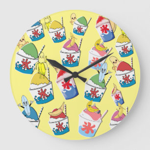 Grande Horloge Ronde Mikitiez rainbowbanana animemanga summerdrôle glac