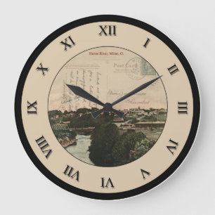 Grande Horloge Ronde Milan Ohio Post Card