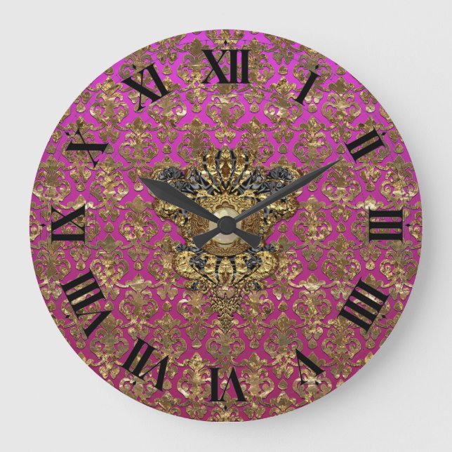 Grande Horloge Ronde Milly's Damask (Recto)