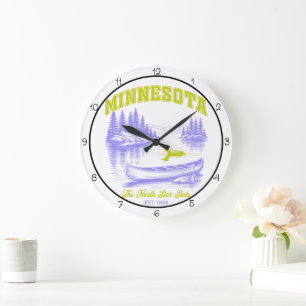 Grande Horloge Ronde Minnesota North Star State Lac
