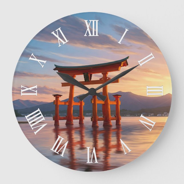 Grande Horloge Ronde Miyajima Floating Torii Itsukushima Shrine Travel (Recto)