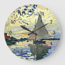 Monet - Voilier au Petit Gennevilliers