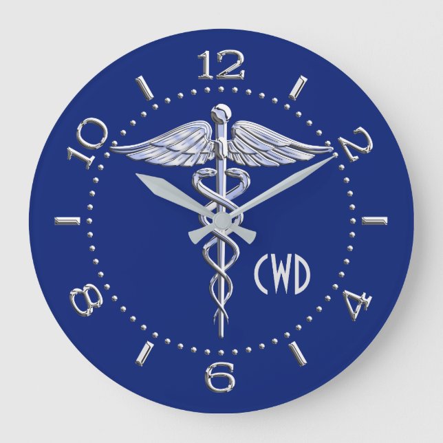 Grande Horloge Ronde Monogram Caduceus (Recto)