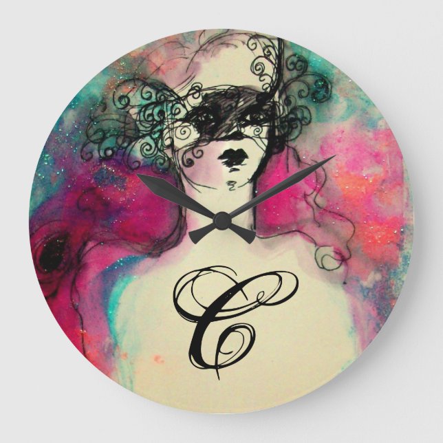 GRANDE HORLOGE RONDE MONOGRAMME DE CHARME (Recto)