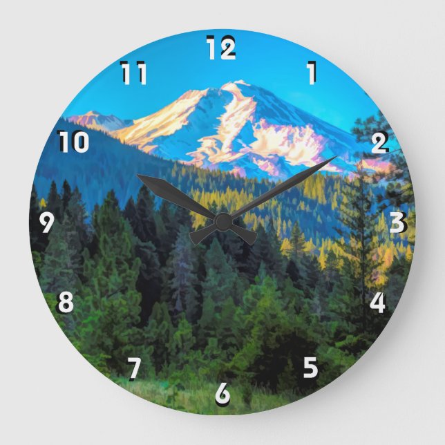 GRANDE HORLOGE RONDE MONT SHASTA (Recto)