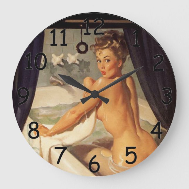 Grande Horloge Ronde Monter l'horloge sale (Recto)