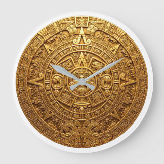 Grande Horloge Ronde Montre de luxe Calendrier aztèque Elite Mexique