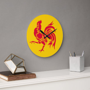 Grande Horloge Ronde Montrez vos couleurs - Wallonie