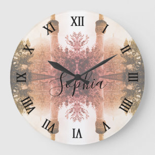 Grande Horloge Ronde Mosquée royale d'Ispahan en Iran vintage