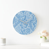 Motif bleu paon pâle persan de luxe