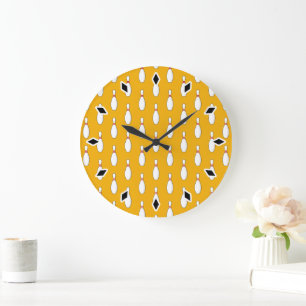 Grande Horloge Ronde Motif de Bowling Skittle