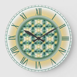 Grande Horloge Ronde Motifs de l'horloge murale légère