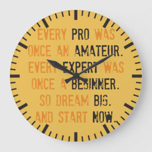 Grande Horloge Ronde Motivation de gymnase de séance d'entraînement de