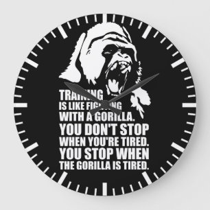 Grande Horloge Ronde Motivation de séance d'entraînement - formation 