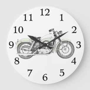 Grande Horloge Ronde Moto sportif 1957