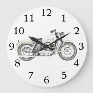 Grande Horloge Ronde Moto sportif 1957