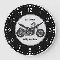 Motorcycle Biker Nom personnalisé et dire