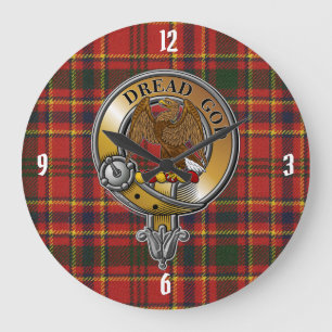 Grande Horloge Ronde Munro Tartan & Badge