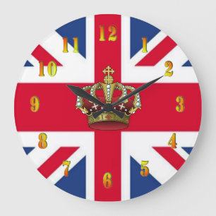 Grande Horloge Ronde Mur de la Couronne britannique