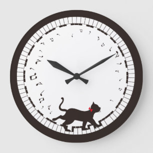 Grande Horloge Ronde Music Cat