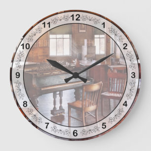 Grande Horloge Ronde Musicien - Le grand piano