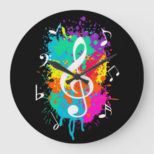 Grande Horloge Ronde Musique grunge