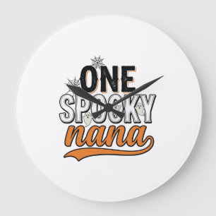 Grande Horloge Ronde Nana fantôme Halloween épouvantable Création de T-