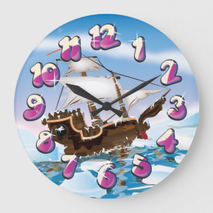 Grande Horloge Ronde Navire de brise-glace