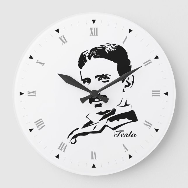 Grande Horloge Ronde Nikola Tesla (Recto)