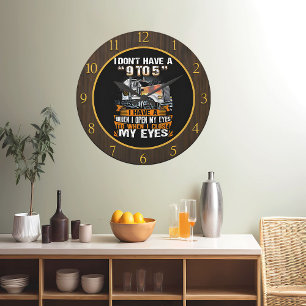 Grande Horloge Ronde "No 9-to-5" du camion dédié