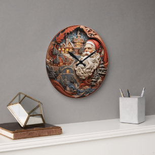 Grande Horloge Ronde Noël