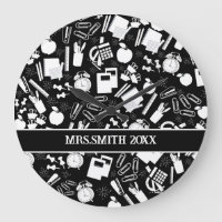 noir et blanc Fournitures scolaires Motif