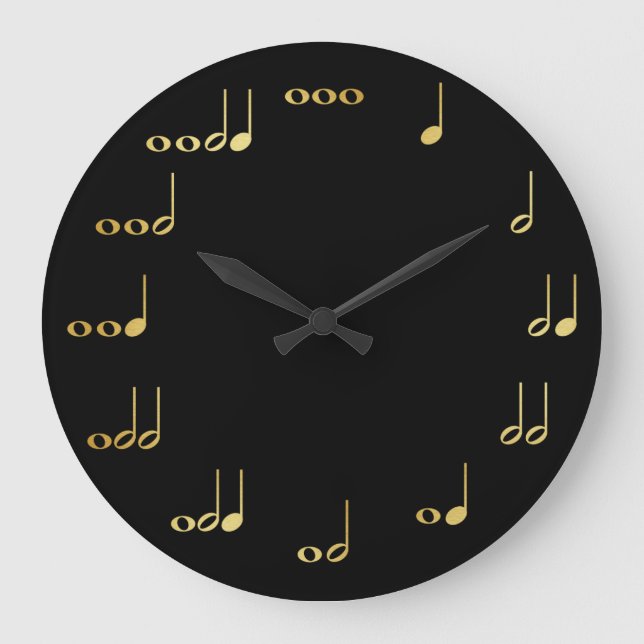 Grande Horloge Ronde Notes musicales (Recto)