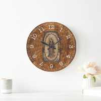Notre-Dame de Guadalupe Vierge Marie Bois Look