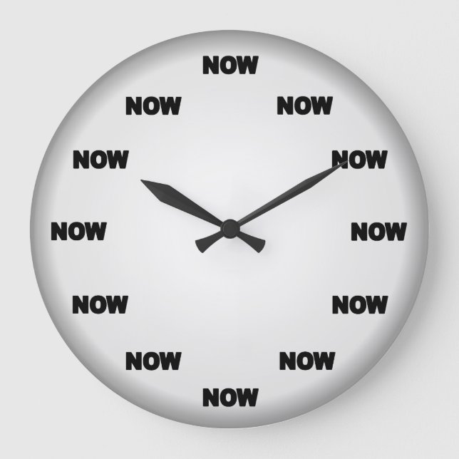 Grande Horloge Ronde Now Clock (Recto)