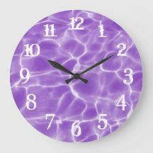 Numéros De Plâtre Blanc Piscine Violette