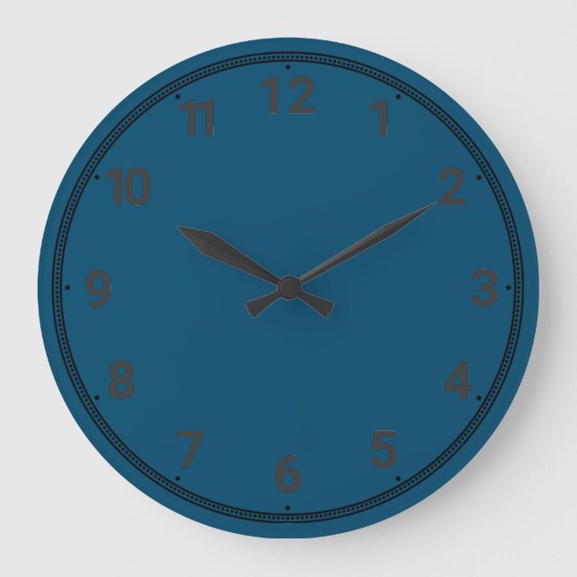 Grande Horloge Ronde Ocean blue (Recto)
