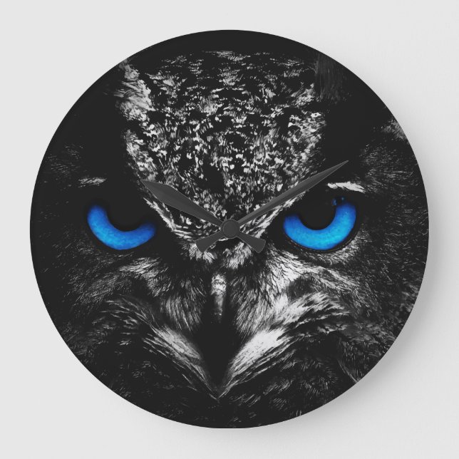 Grande Horloge Ronde OEil bleu (Recto)