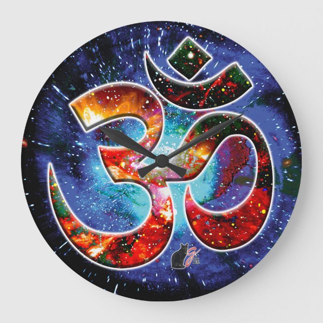 Grande Horloge Ronde OM Asana universelle (Recto)