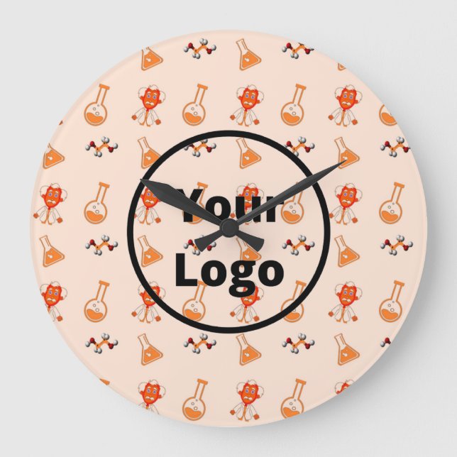 Grande Horloge Ronde Orange chemical business pattern (Recto)
