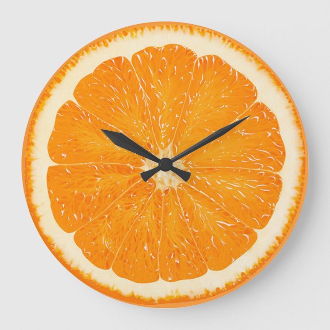 Grande Horloge Ronde orange time (Recto)