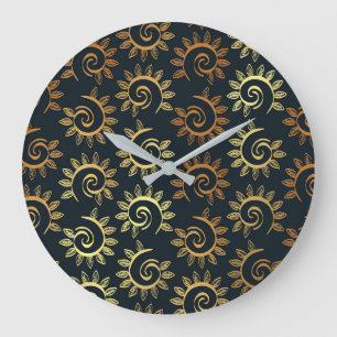 Grande Horloge Ronde Ornements de luxe 39