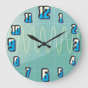 Grande Horloge Ronde Oscilloscope