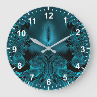 Grande Horloge Ronde Ouah ! Green and Black