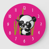 Ours panda noir et blanc mignon dans un verger en