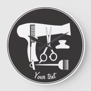 Grande Horloge Ronde Outils de coiffures