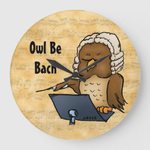 Grande Horloge Ronde Owl Be Bach