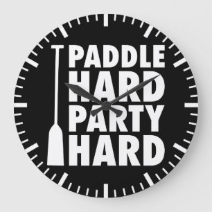Grande Horloge Ronde Pagaie dure, Partie dure