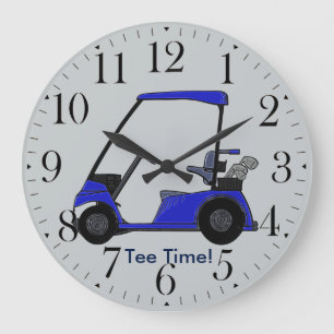 Grande Horloge Ronde Panier de golf pour le golfeur