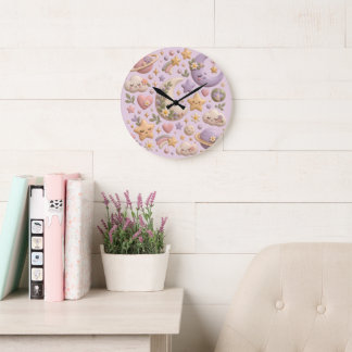 Grande Horloge Ronde Papier d'emballage